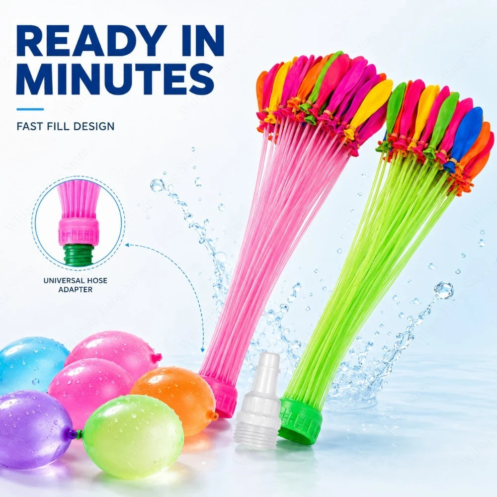 1/3/5PCS Summer Fast Filling Water Balloons Ideal Accessory for Beach Pool Gathering Outdoor Group Game and Holiday Fun Qme
