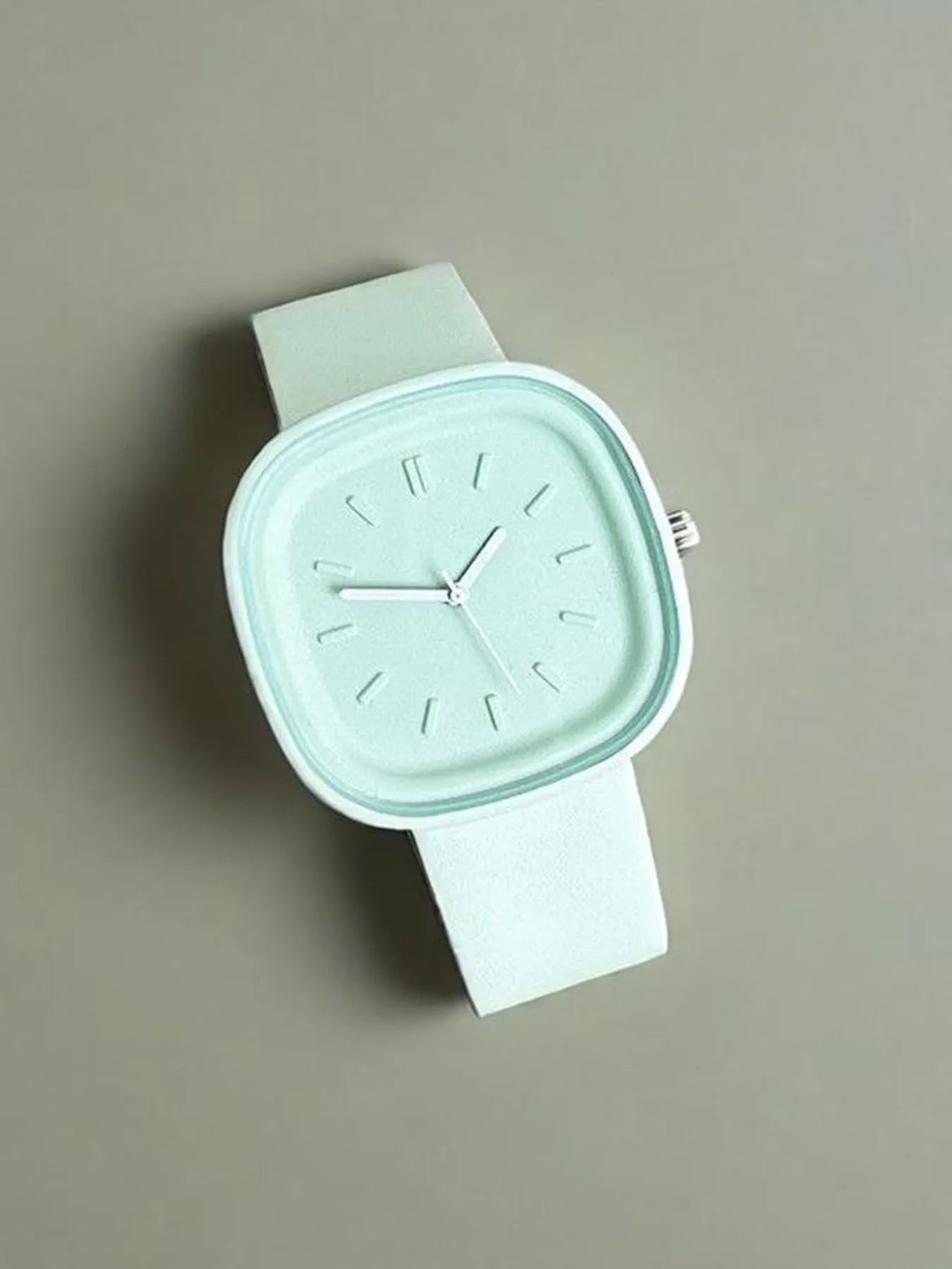 Women's Watch Macaron Series Harajuku Style Candy Color Jelly Simple High-Quality Quartz Watch Qme B No