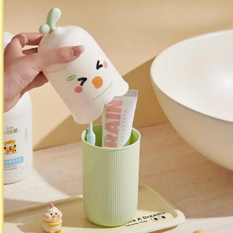 Portable Toothbrush Case Storage Box Outdoor Business Trip Travel Qme