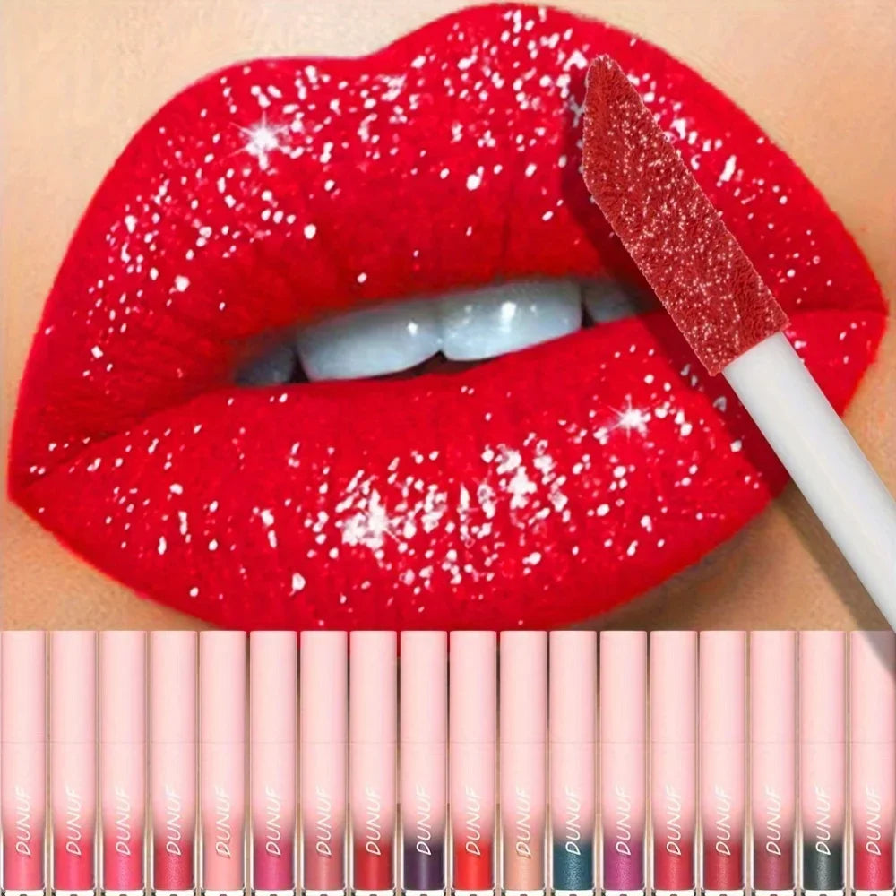 Pearlescent Lipstick Waterproof Long-lasting Lip Gloss Easy Paint Qme