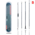 Stainless Steel Acne Extractor Tool Professional Pimple Blemish Qme Silver