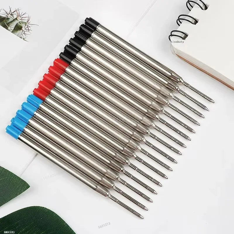 5-30pcs L:3.9 In Ballpoint Pen G2 Metal Refills Blue/Black/Red Ink for Pens Medium Point Rods for Writing Office Stationery Qme