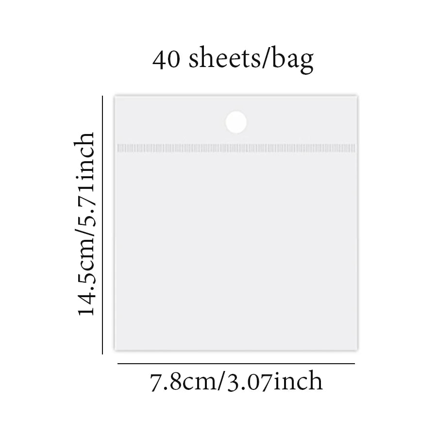 Sticky Note Book 40 Sheets/Bag Showa Series Ancient Early Sticky Notes for Handbook, DIY & Scrapbook, Decorative Office Index Qme