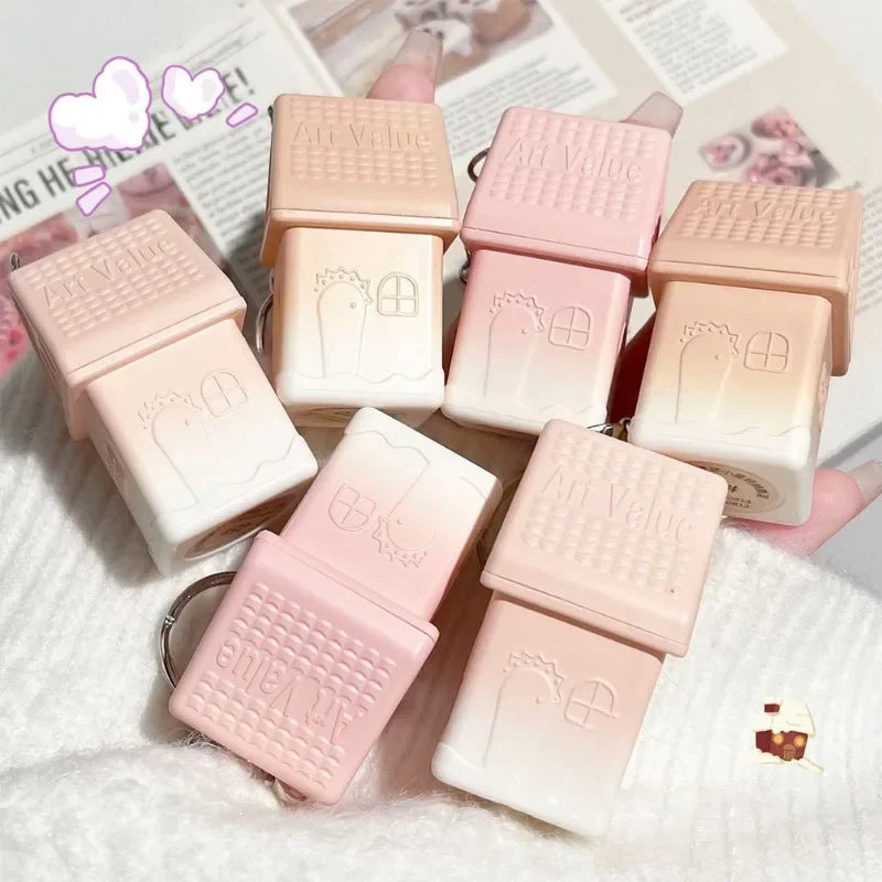 Matte Lipstick Berry Wine Soft Velvet Lip Mud Korean Makeup Solid Lip Gloss Non Stick Cup Lasting Moisturizing Light Lip Tint Qme