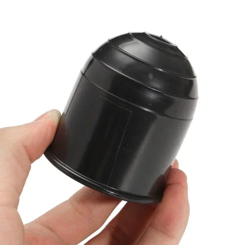 Universal 50MM Trailer Accessories Black Trailer Ball Cover Tow Bar Ball Cover Cap Hitch Protection Car Styling Qme