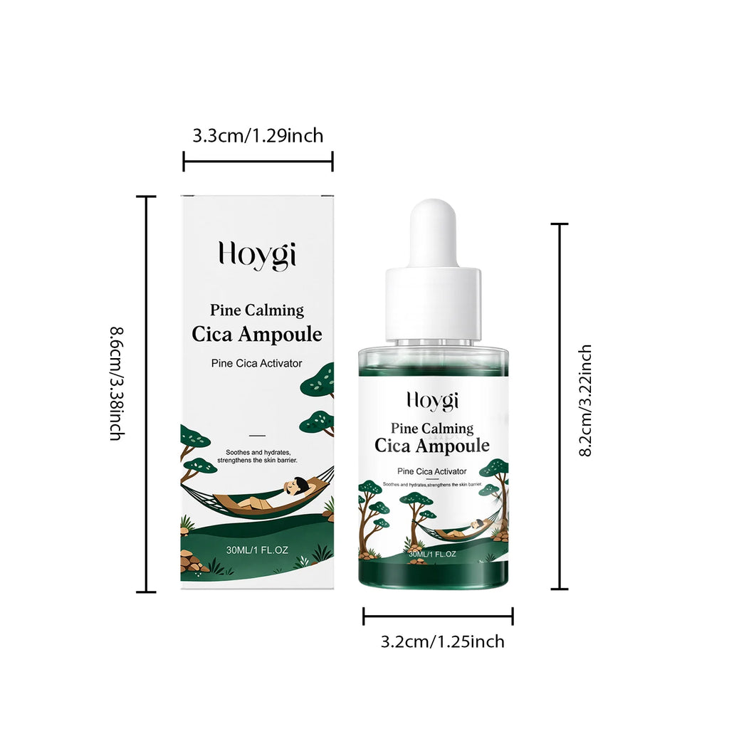 Pine Calming Cica Ampoule Hydrating Soothing Serum Hyaluronic Acid Skin Barrier Strengthening Calming Moisturizing DailySkincare Qme