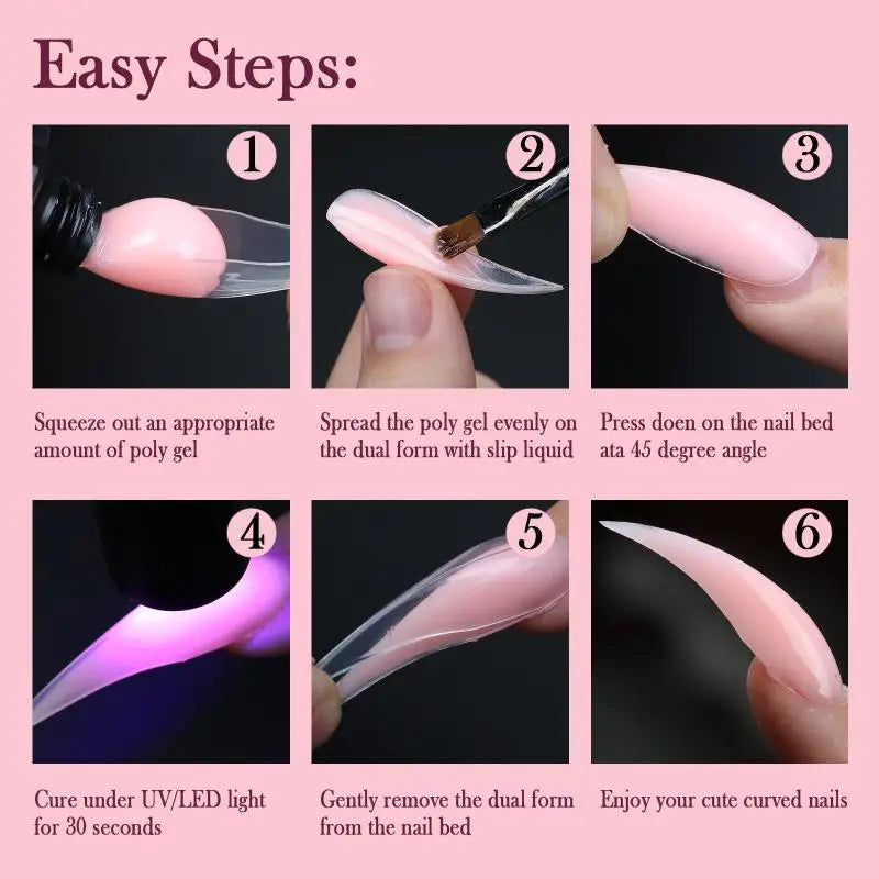 3D Eagle Claw Shape Nail Forms Extension Dragon Acrylic Nails Special Qme