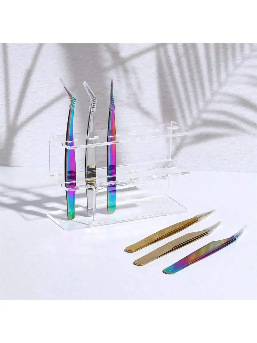 Acrylic Eyelash Tweezers Display Holder-eyelash Extension Qme