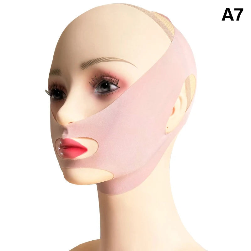 Facial Slimming Bandage Lifting Firming Anti Wrinkle Double Chin Qme A7