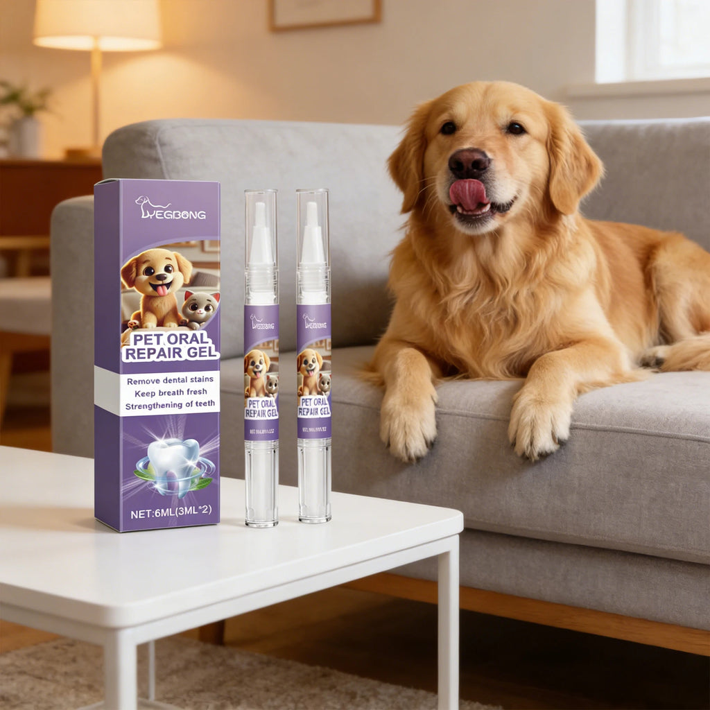 Pet Oral Repair Gel Effectively Removing Dental Plaque Eliminating Bad Breath Relieve Tooth Sensitivity Pet Oral Restoration Gel Qme