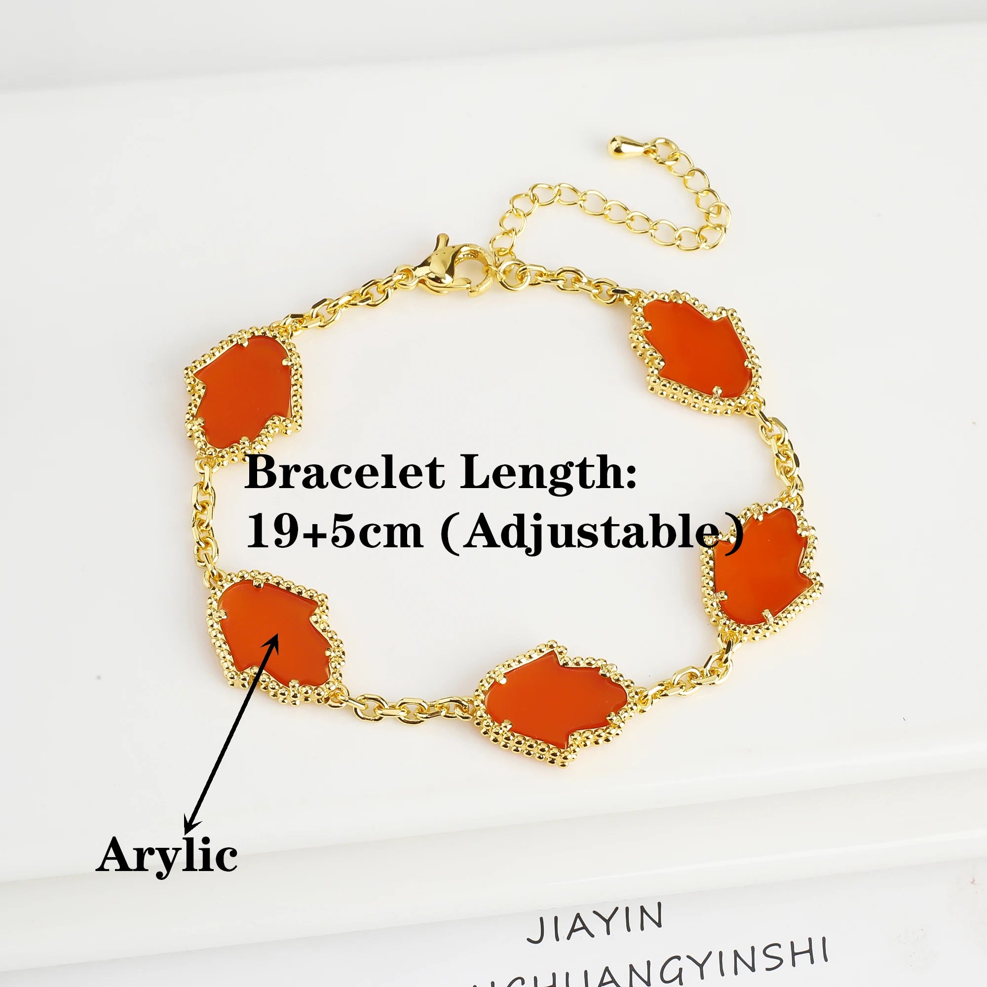 Hot Sale 4 Colors Adjustable Palm Charm Ladies Bracelet Punk Hip Hop Style Woman Party Jewelry Accessories Daily Wear Gift Qme