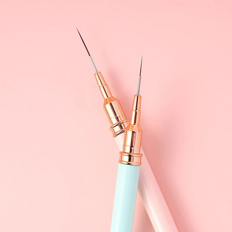 Nail Art Pen Brushes Professional Manicure Tool Elongated Lines Qme