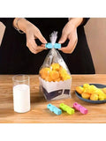 Multifunctional Food Bag Holder Sealing Clip Milk Powder Snack Device Qme 10pcs