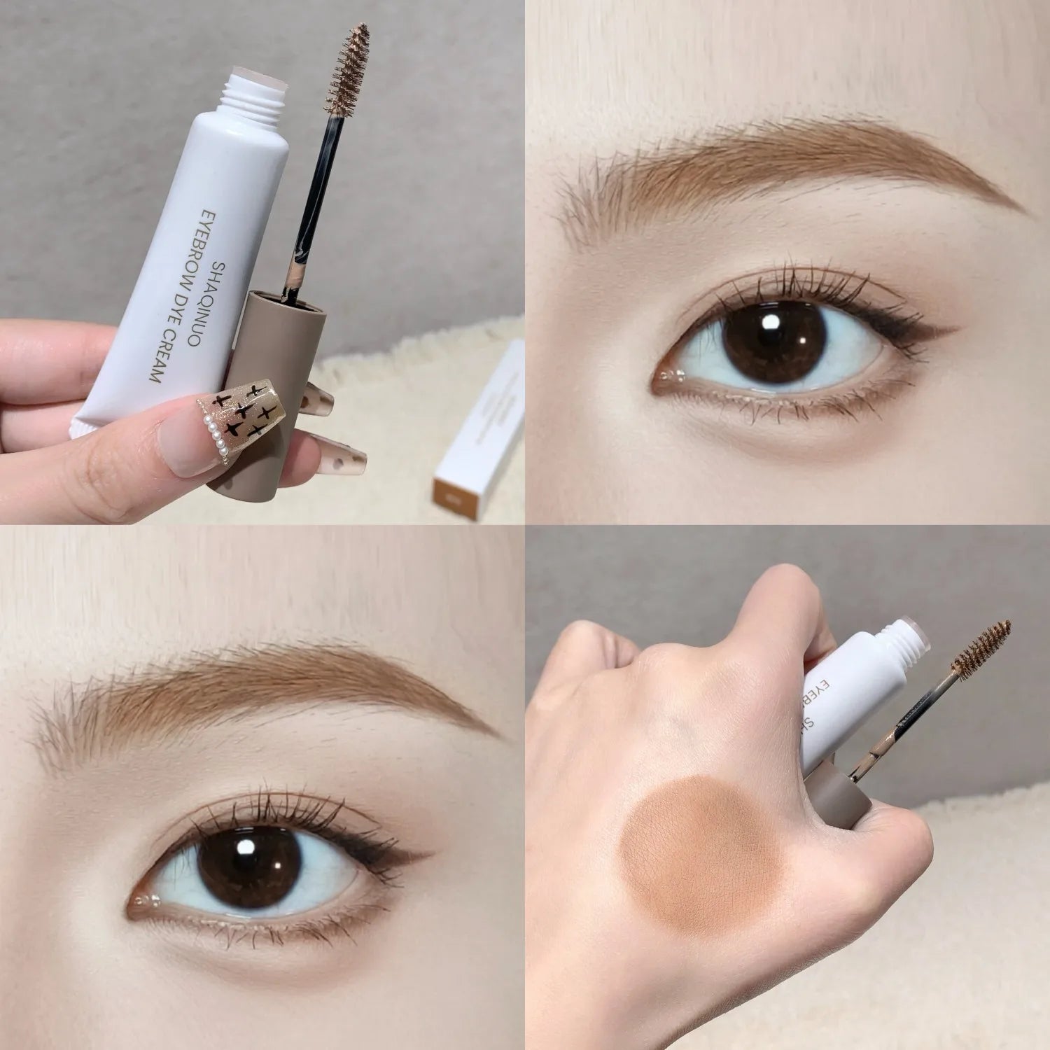 Natural Mist Eyebrow Dye Gel Tint Mascara SHAQINUO Long Lasting Quick Qme S9128-3