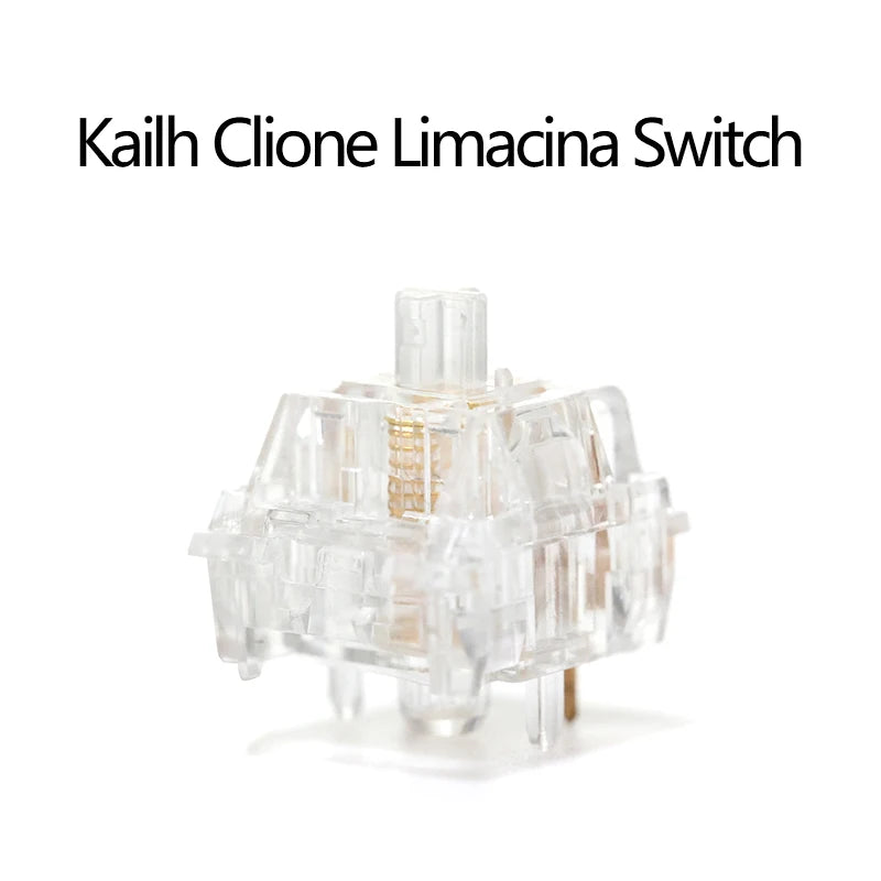 10PCS Kailh Clione Limacina Switch For Mechanical Keyboard Transparent5pins SwitchLinear/Tactile Qme