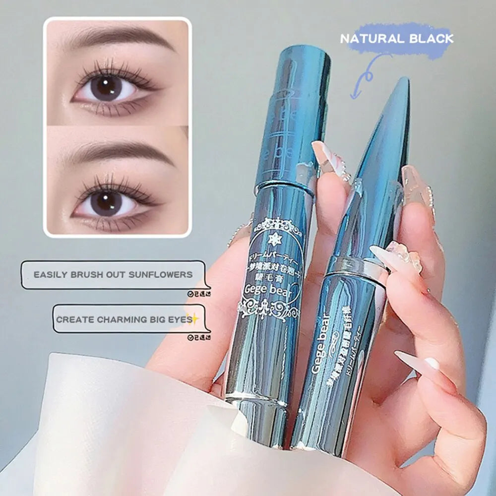 Gege Bear Dream Party Curly Black Sun Flower Mascara Cute Design All Qme
