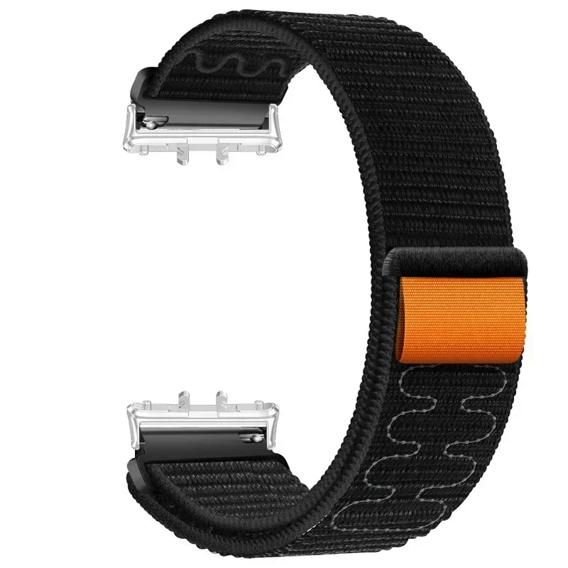 Nylon Loop Strap for Samsung Galaxy Fit 3 Adjustable Elastic Bracelet Watchband for iWatch Samsung Galaxy Fit3 Band Accessories Qme SDB Galaxy Watch Fit 3