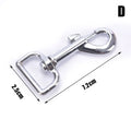 Small Dog Collar Leash Metal Buckle Hardware Sets Straps Swivel Pet Qme D