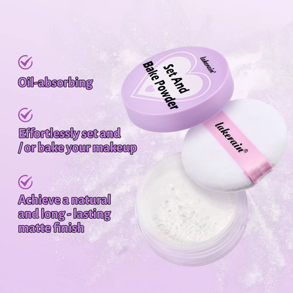 Baking Setting Powder Oil-absorbing Silky Texture Natural Qme