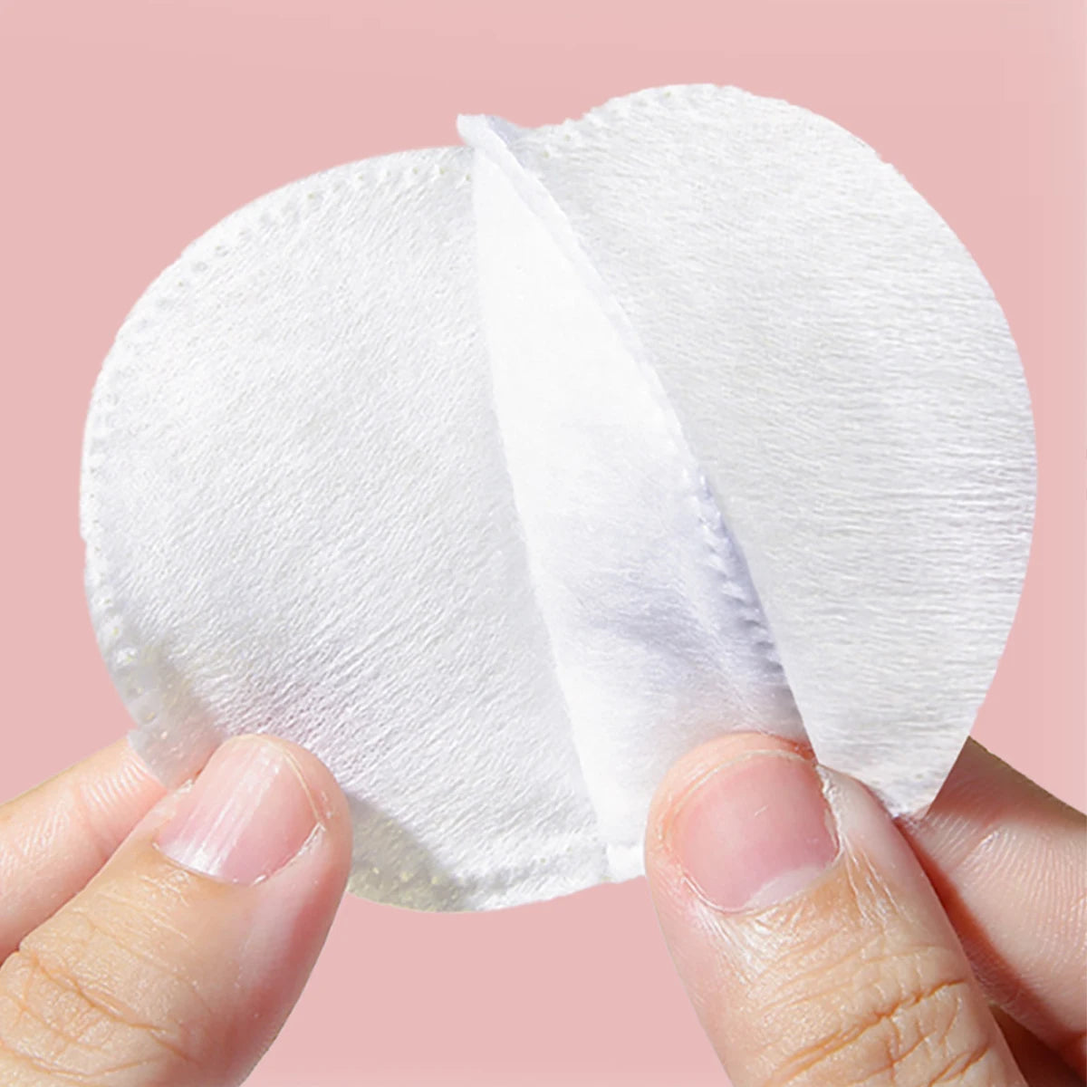 Three-layer Thickened Round Cotton Pads Embossed Edges Disposable Qme