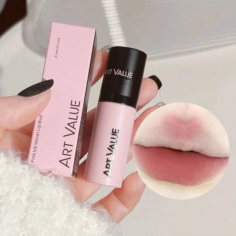 6 Colors Non-Stick Cup Lipstick Velvet Matte Liquid Lipstick Nude Lip Gloss Waterproof Lasting Lip Glaze Tint Beauty Cosmetic Qme