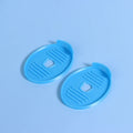 2Pcs Electric Toothbrush Charging Protective Mat Durable Drain Tray Waterproof Base Mat Electric Toothbrush Charging Accessories Qme A10