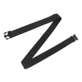 Fitness Strap Stretching Strap Portable Lightweight Polyester Leg Shoulder Exercise Belt with Buckle for Fitness Stretching Belt Qme black