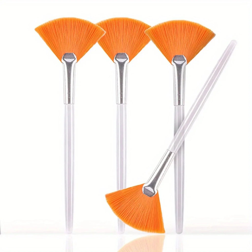 DIY Soft Fan Brush Face Mask Brushes Silicone Applicator Glycolic Qme