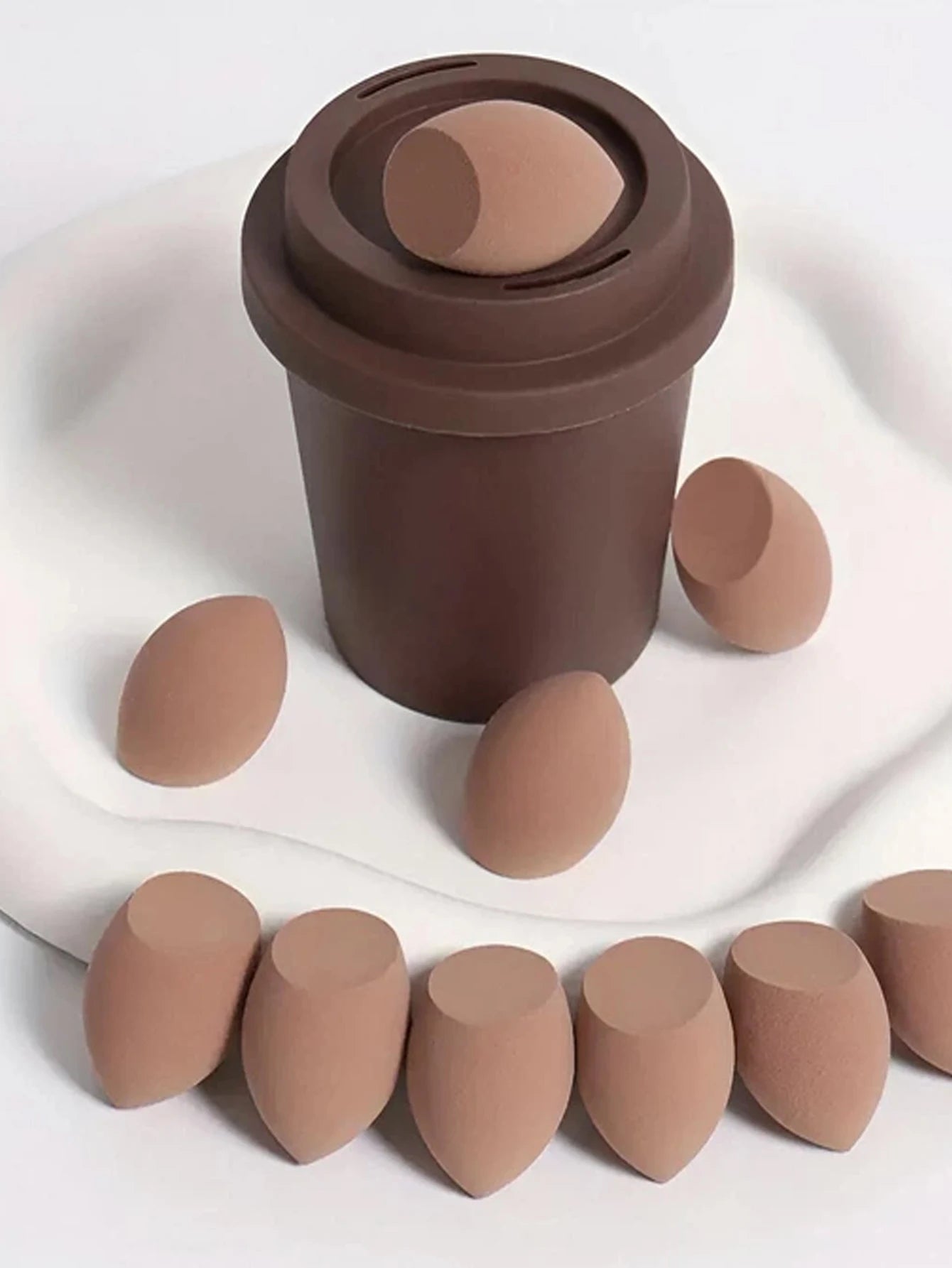 Mini Makeup Sponge Beauty Blending Flawless Liquid Dry Wet Dual Use Qme