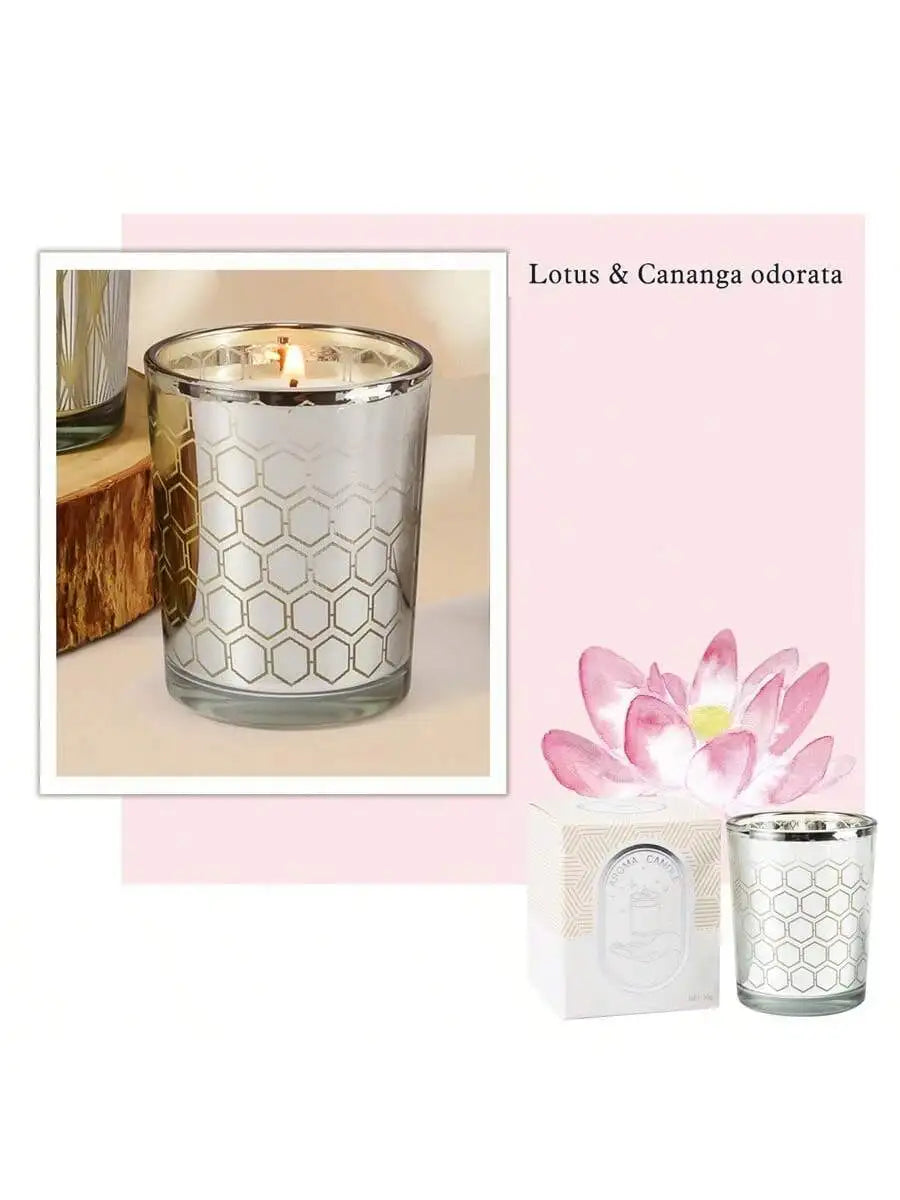 Creative Candlecup Aromatherapy Candle Plant Essential Oil Soy Wax Qme lotus