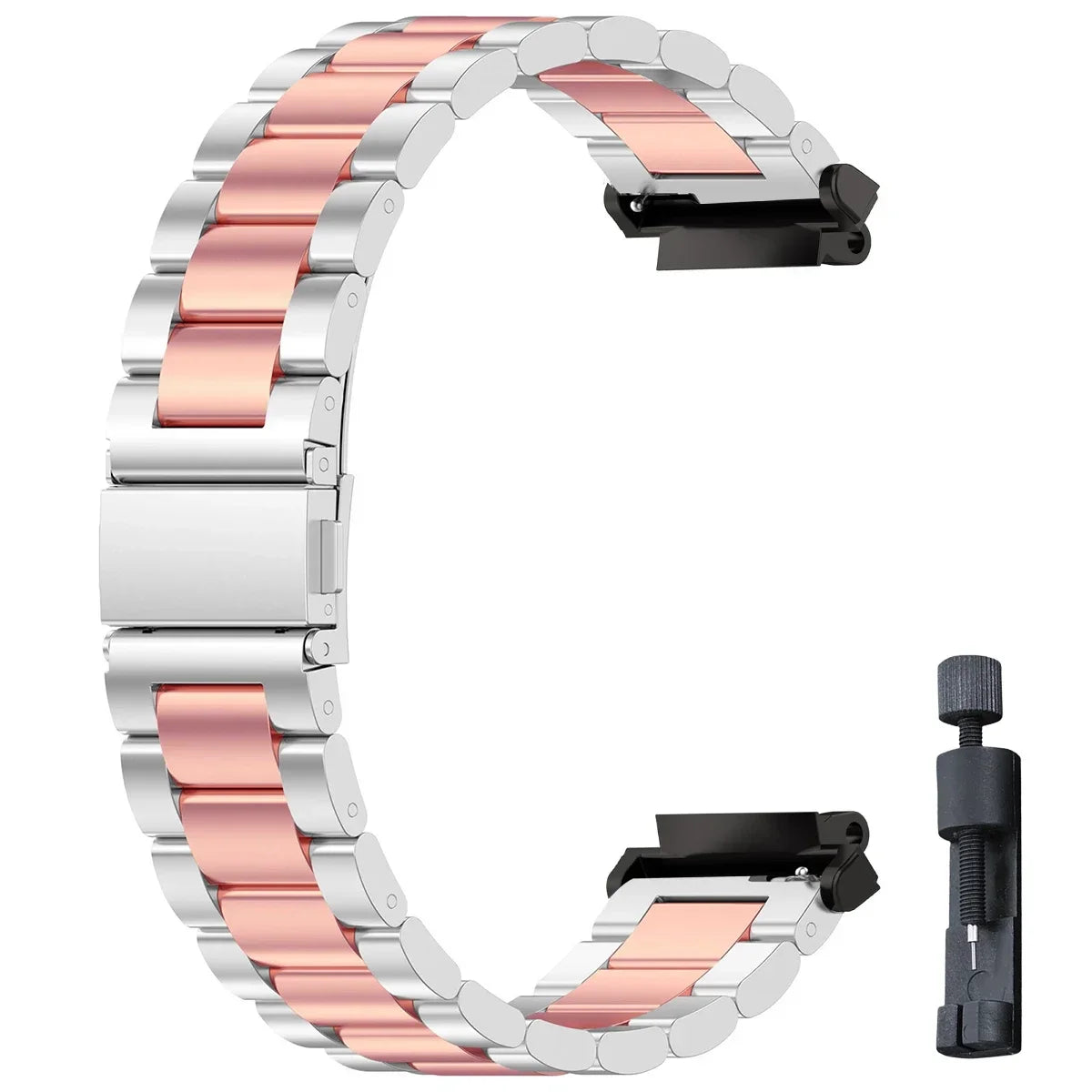 Stainless Steel Band for Amazfit T-rex 2 3 Ultra Watch Strap Metal for Amazfit Trex Pro T Rex Tyrannosaurus Smartwatch Bracelet Qme Silver P T-Rex 3