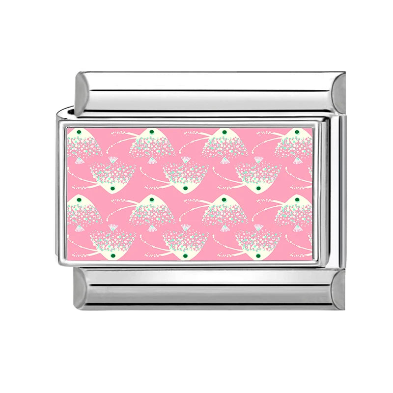 Dropshipping Wholesale Crabs Pattern Fish Shell Whale Italian Charm