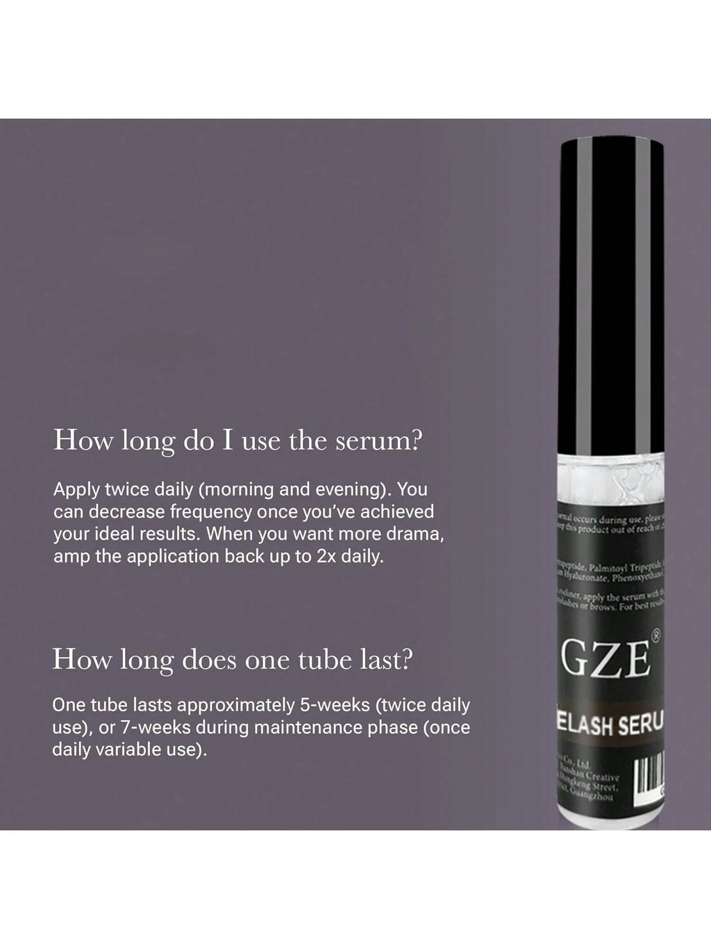 GZE Eyelash Serum Lash Boosting Serum Qme