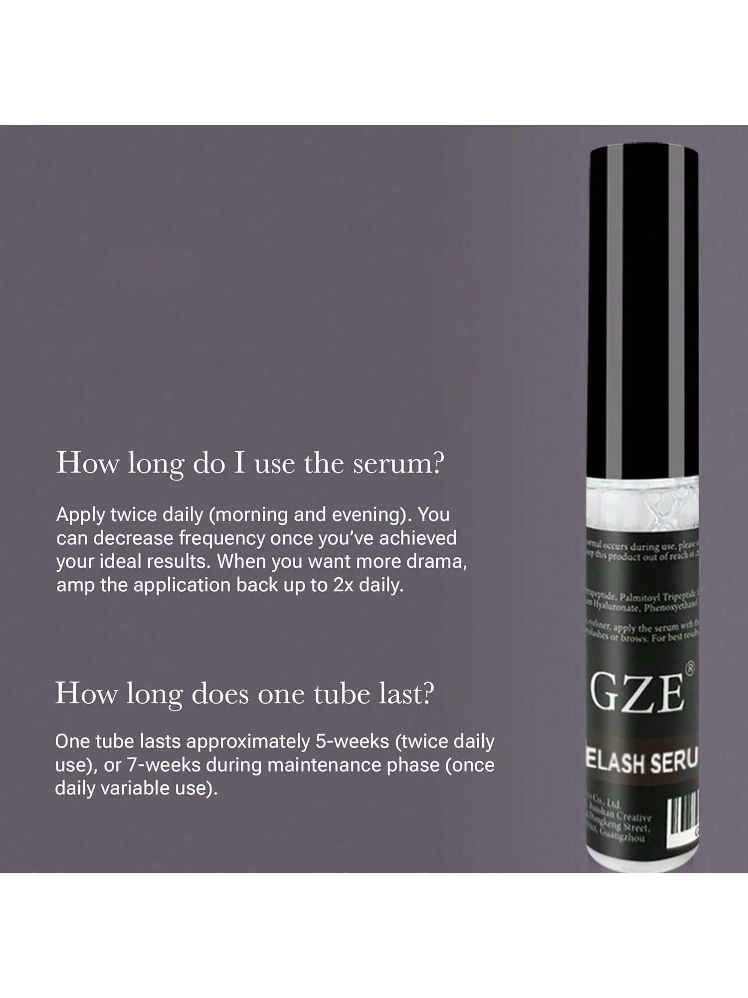 GZE Eyelash Serum Lash Boosting Serum Qme