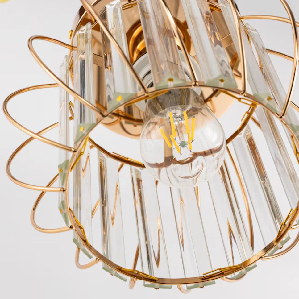 Modern luxury crystal E27 ceiling light, dining room, bedroom, corridor, entrance, staircase, kitchen lighting fixtures Qme