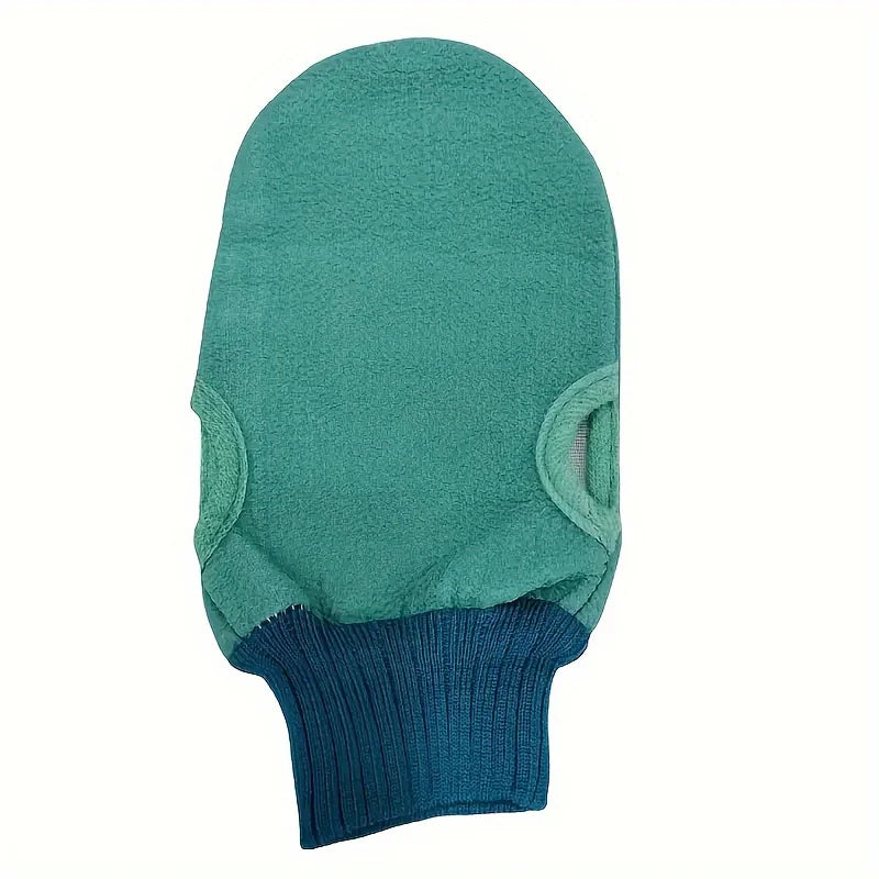 Luxury Exfoliating Bath Mitt - Revitalizes for Glowing, Smooth Skin - Gently Scrubs Away Dead Cells & Impurities - Perfect Qme Green 2pcs