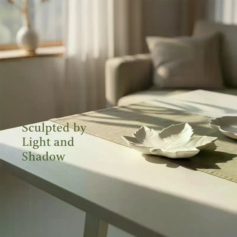 DIY Gypsum Form Leaf Coaster Silicone Mold Geometric Leaves Plaster Epoxy Resin Mould Handmade Storage Tray Desktop Decor Molds Qme