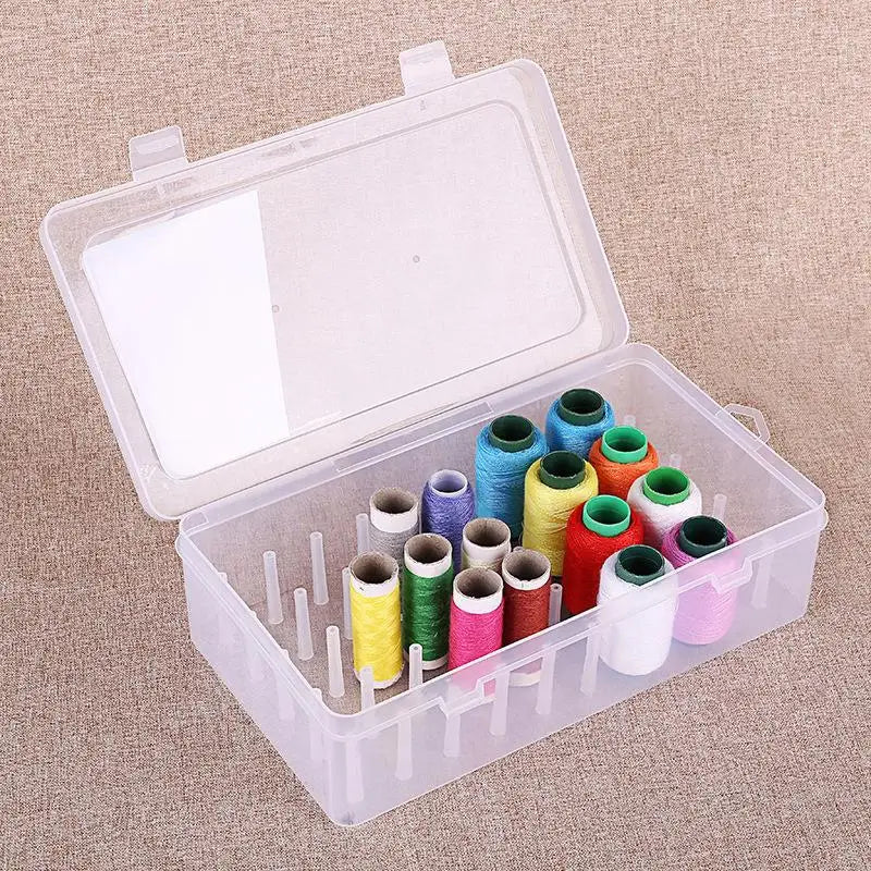 42 Axis Needle And Thread Box Household Storage Box Multi Functional Transparent Needle And Thread Set Thread Box Sorting Qme