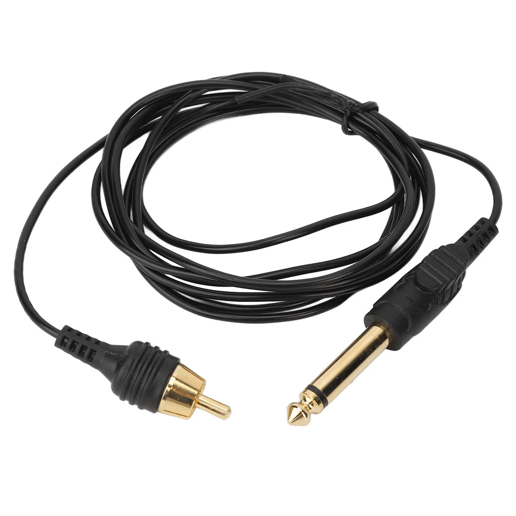 Tattoo Pen Power Supply 6.2ft Tattoo Clip Cord TPE Tattoo Clip Cable Tattoo Machine Power Cord Tattoo Pen Power Supply Qme Straight head line