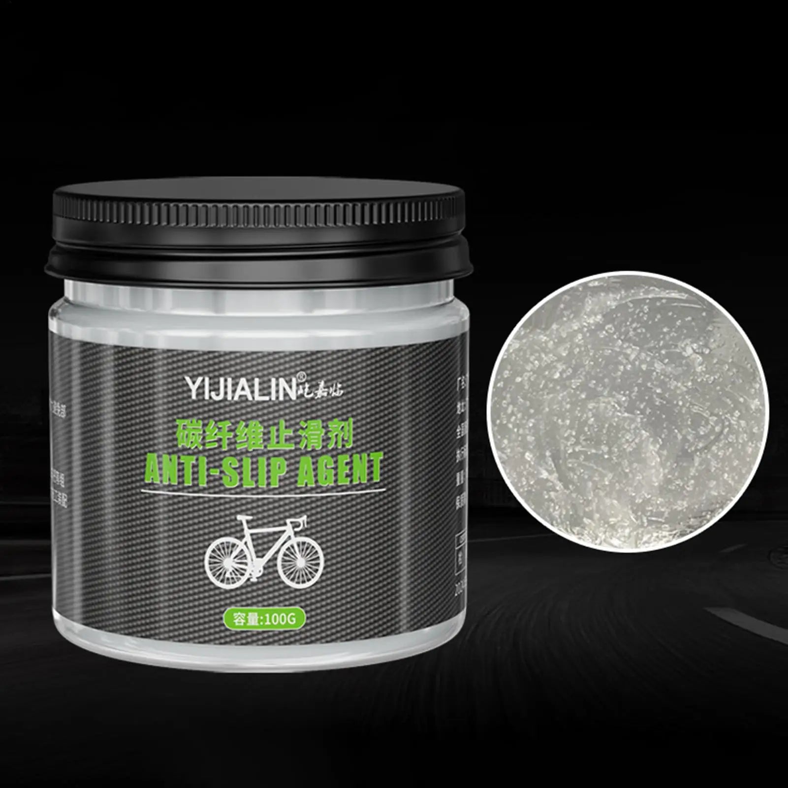 Carbon Fiber Anti Slip Agent 100g Anti Slip Bicycle Grease Multifunctional Bicycle Carbon Grease Bicycle Assembly Grease Qme
