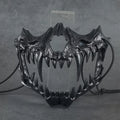 Halloween Skull Party Mask Anime Dragon God Skeleton Half Face Bone Animals Cosplay Dance Prom Costume Props Skullmask Qme H