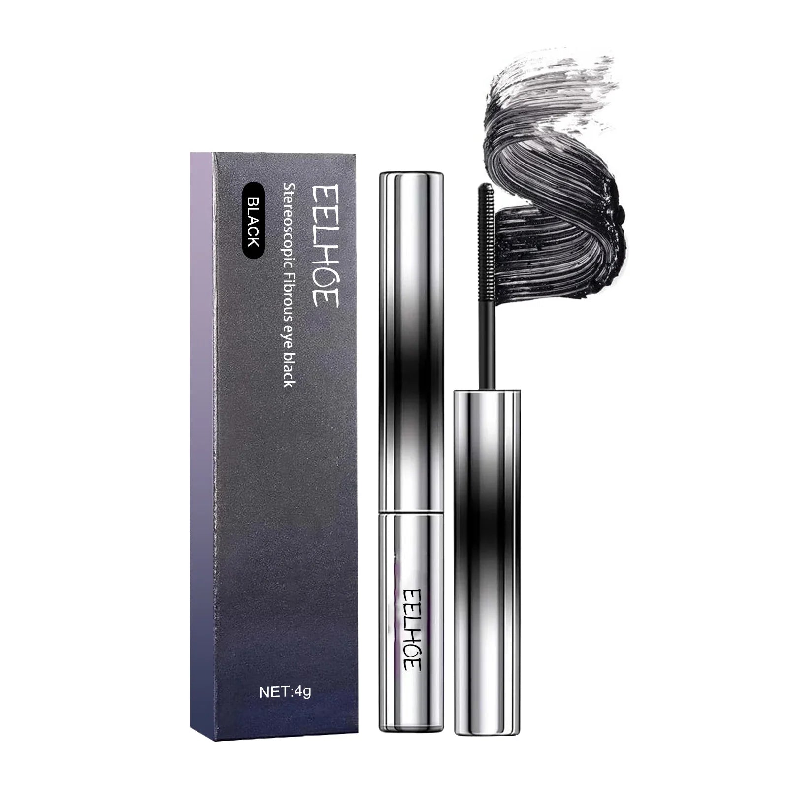 Curling Mascara Thick Waterproof Lengthening Black/brown Eyelash Styling Lash Extension Eye Lashes Brush Makeup Eye-Cosmetics Qme black 1pcs
