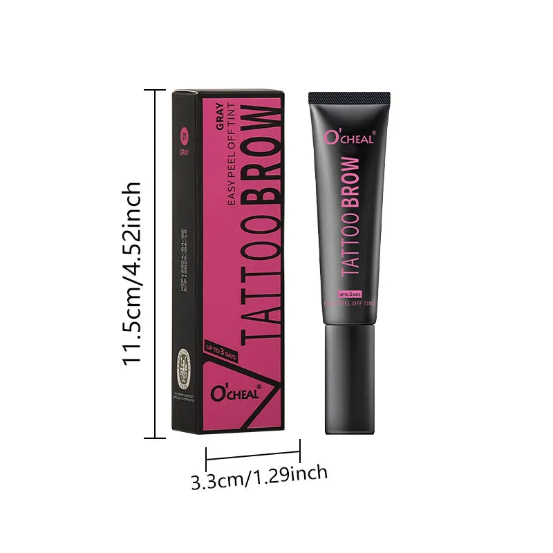 Waterproof Eyebrow Gel Long-lasting Quick Drying Formula Suitable All Qme