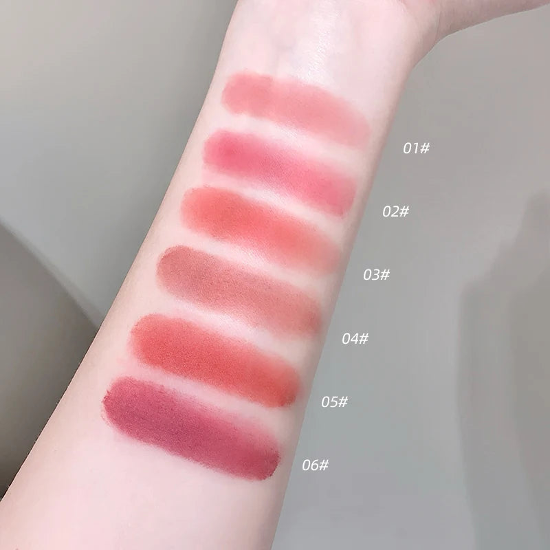 Gege Bear Mousse Lip Cheek Balm Korean Matte Blush Tint Versatile Qme