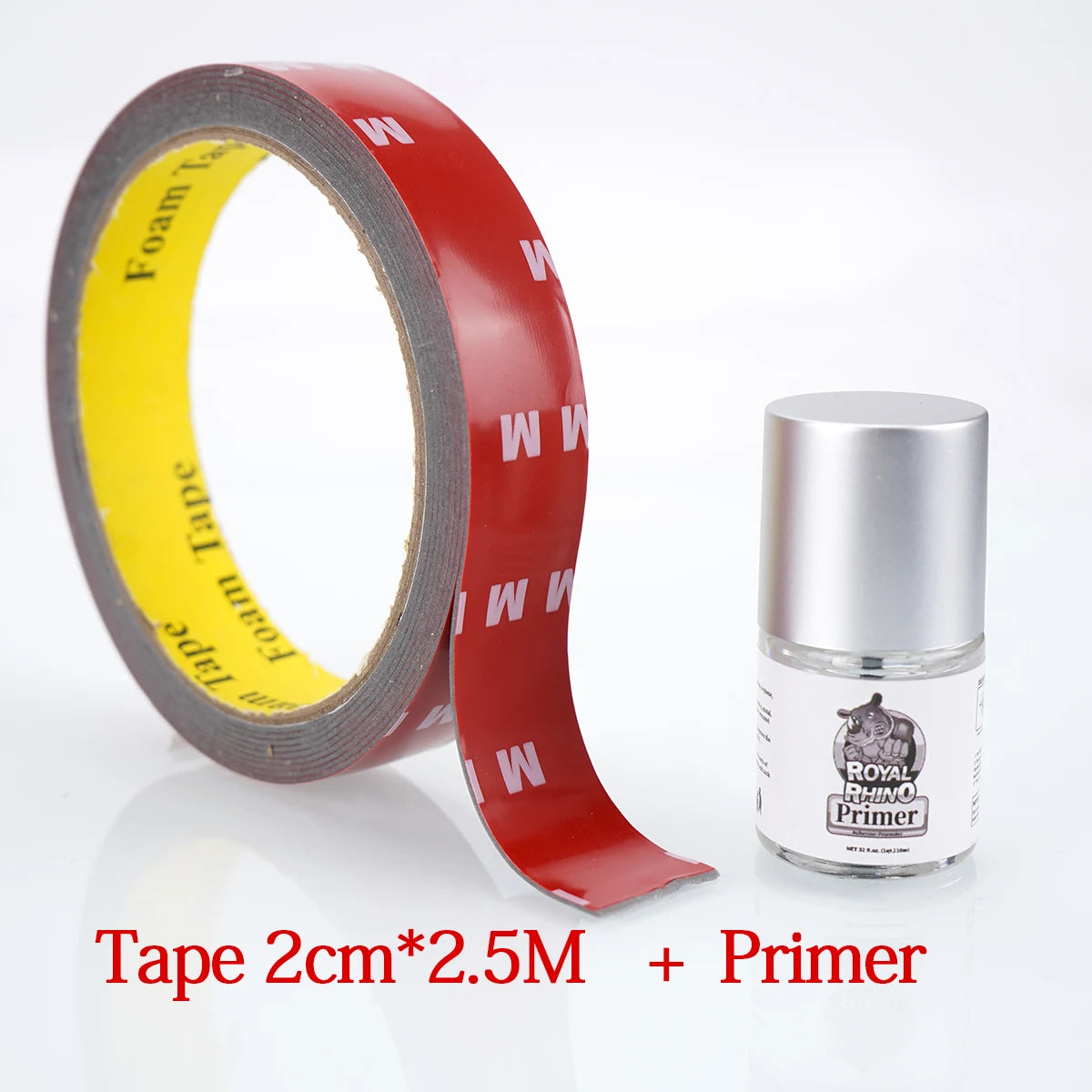 944 Primer Adhesion Promoter and Double Sided Tape Super Paste Combination 10ml Double Sided Tape Aid For Car Accessories Qme Primer 20mm tape