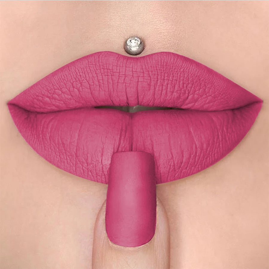 15 Colors Nude Velet Matte Lipstick Pen Waterproof Long Lasting Red Qme 13