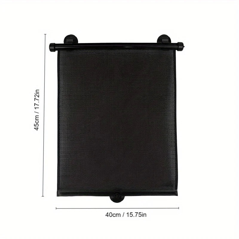 UV-Shielding Retractable Sunshade for Cars: Easy-to-Install, Cool Interiors & Safe Visibility Qme