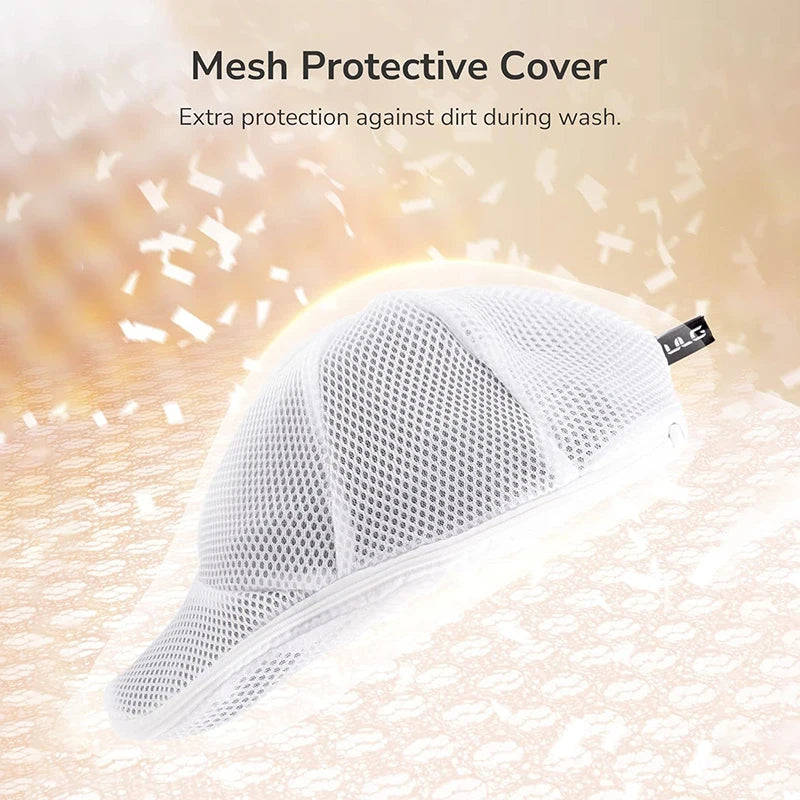 Hat Wash Protector Bag Baseball Cap Cleaner Laundry Bag Anti-deformation Hat Bag Washing Machine Mesh Bag Portable Laundry Bag. Qme