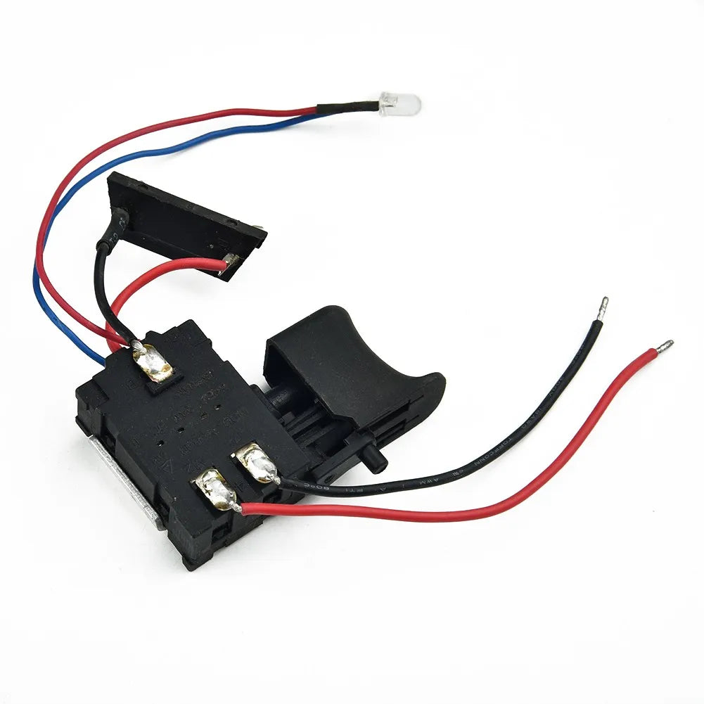 DC 7.2-24V Electric Drill Dustproof Speed Control Push Button Trigger Switch DC 7.2-24V Charge Function Electric Tool Switch Qme