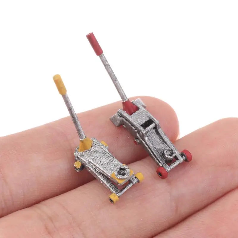 1 64 Scale Car Lifting Jack Model Modification Garage Repair Qme